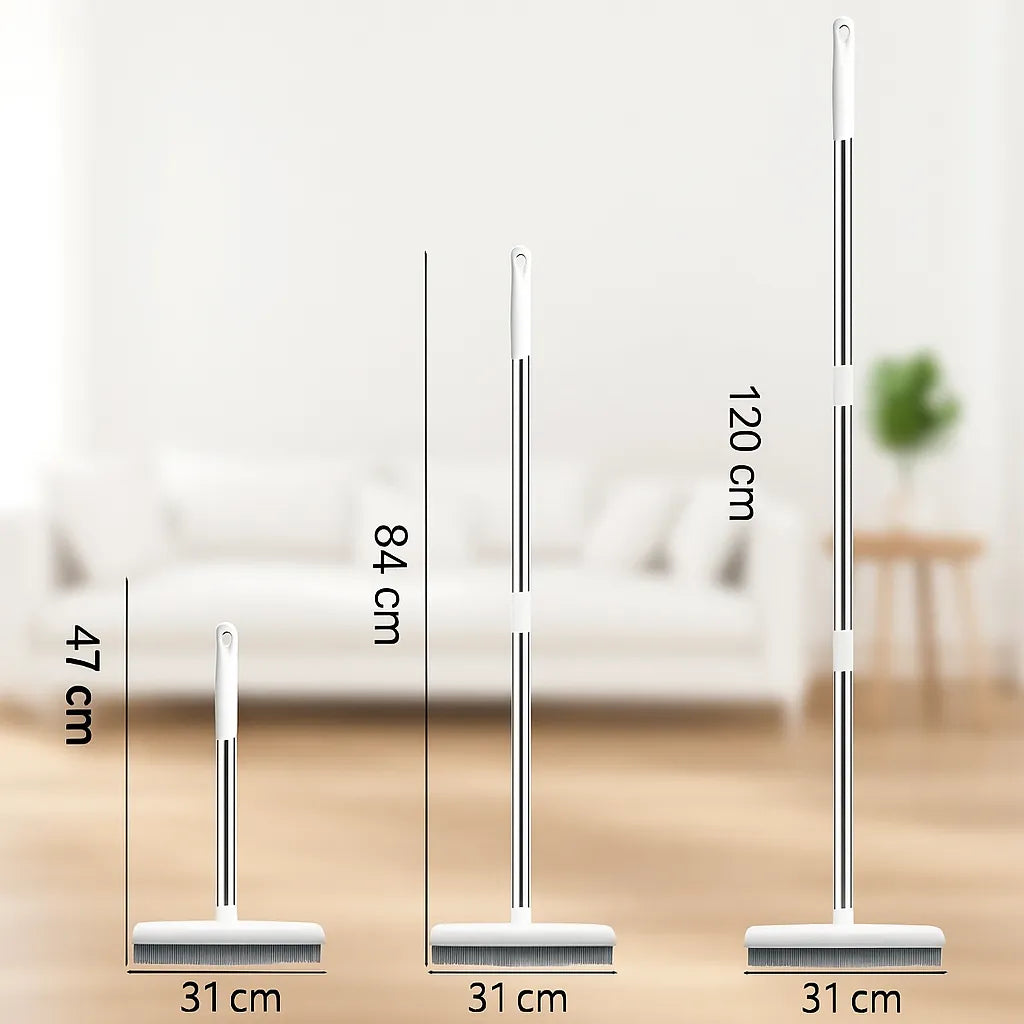 Tierhaarentferner mit Stiel | stabiler Besen für Hunde- &amp; Katzenhaare