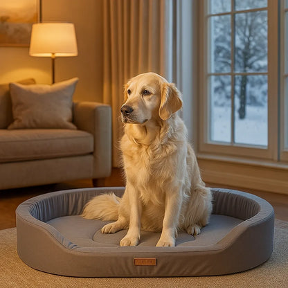 Hundebett weich &amp; waschbar | Kuscheliges Hundekissen für kleine bis große Hunde