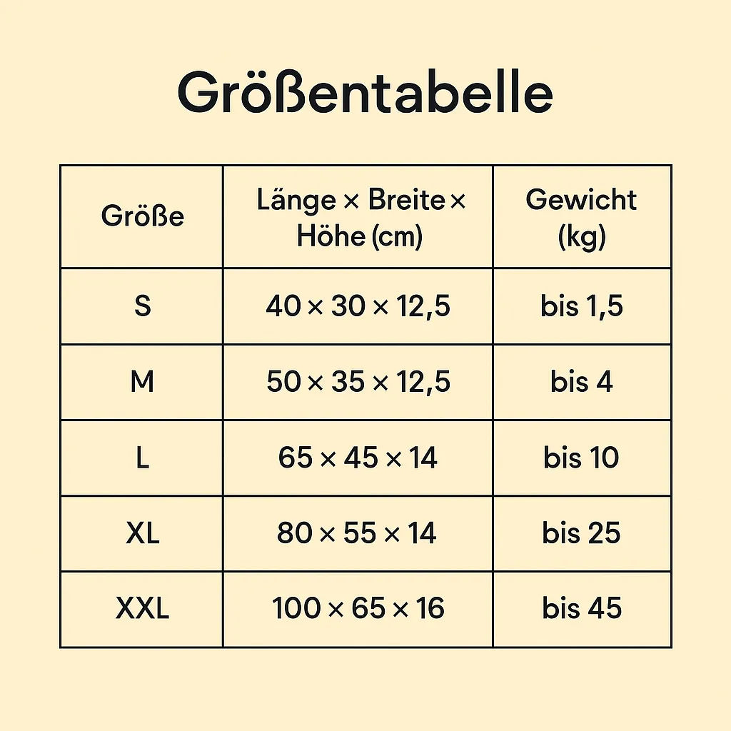 Hundebett weich &amp; waschbar | Kuscheliges Hundekissen für kleine bis große Hunde