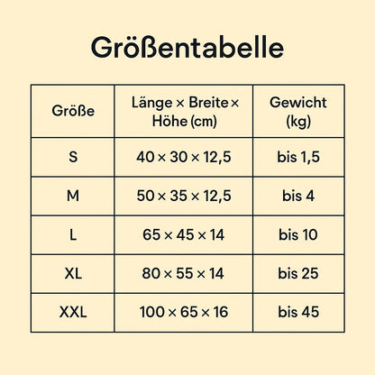Hundebett weich &amp; waschbar | Kuscheliges Hundekissen für kleine bis große Hunde