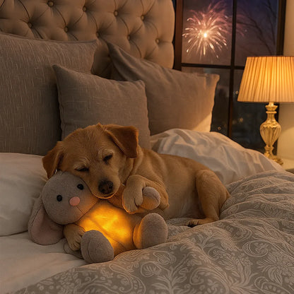 Herzschlag Kuscheltier Hund | Beruhigung bei Angst &amp; Stress