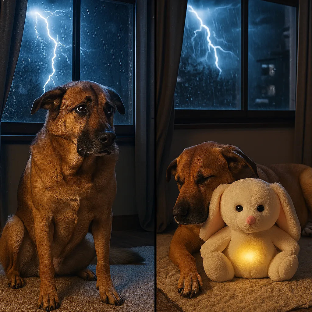 Herzschlag Kuscheltier Hund | Beruhigung bei Angst &amp; Stress