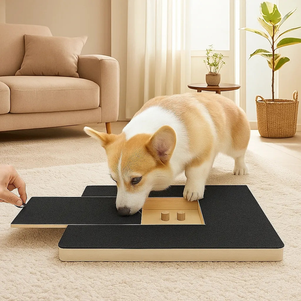 Hundespielzeug mit Leckerli-Fach | Fördert natürliche Krallenabnutzung