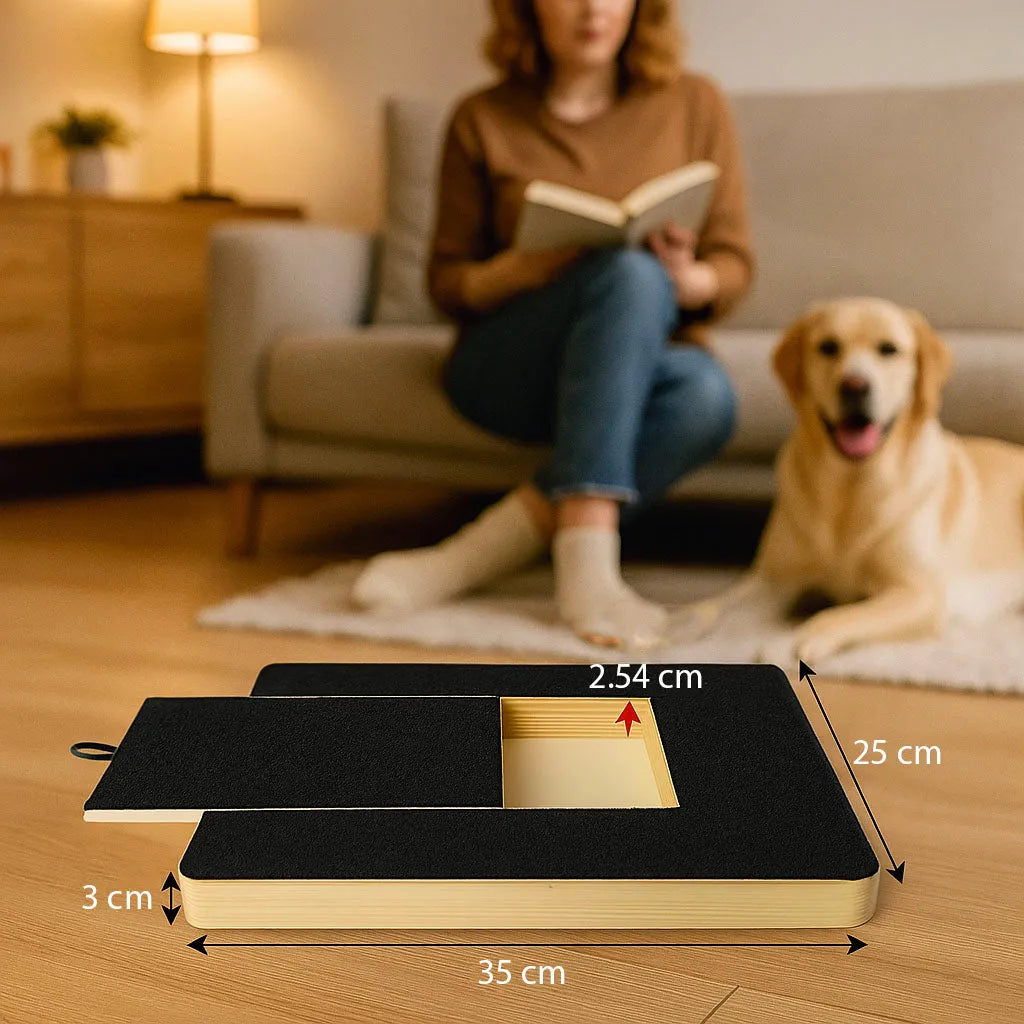 Hundespielzeug mit Leckerli-Fach | Fördert natürliche Krallenabnutzung