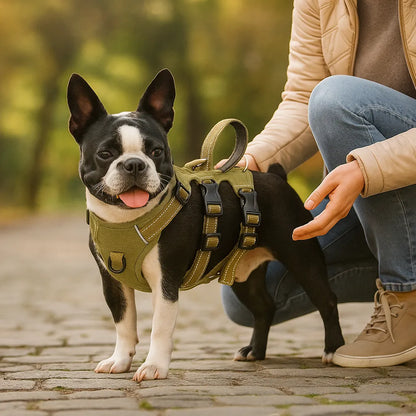 Hundegeschirr gepolstert &amp; reflektierend | Anti-Zieh Brustgeschirr