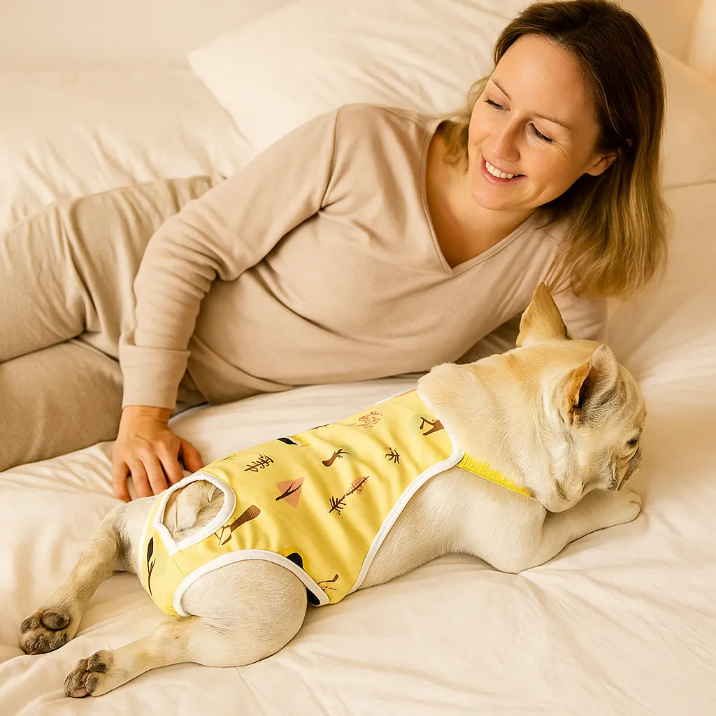 Hundehose mit Trägern | Hundewindel – Waschbar &amp; verstellbar