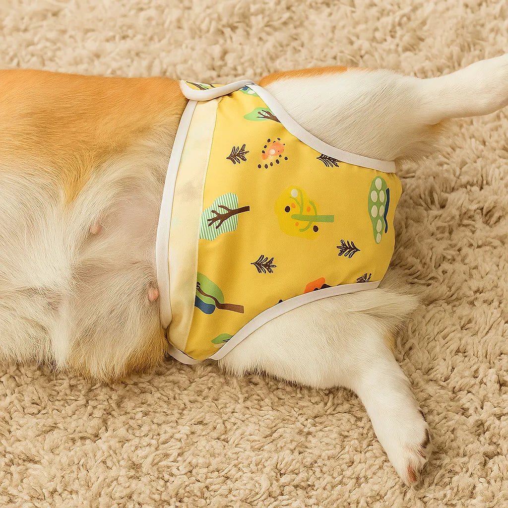 Hundehose mit Trägern | Hundewindel – Waschbar &amp; verstellbar