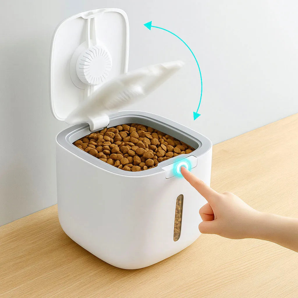 Futtertonne Katze luftdicht | Katzenfutterbox für Trockenfutter