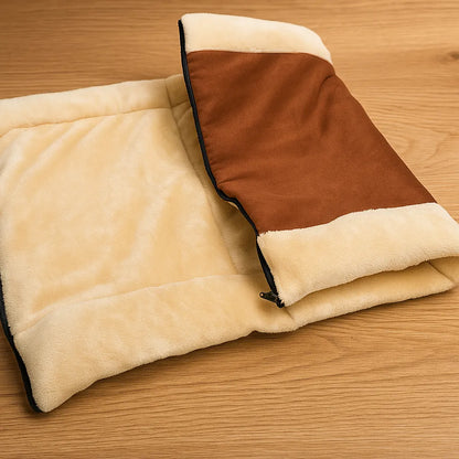Katzenbett &amp; Tunnelmatte 2-in-1 – Wärmende Höhle für Komfort &amp; Geborgenheit