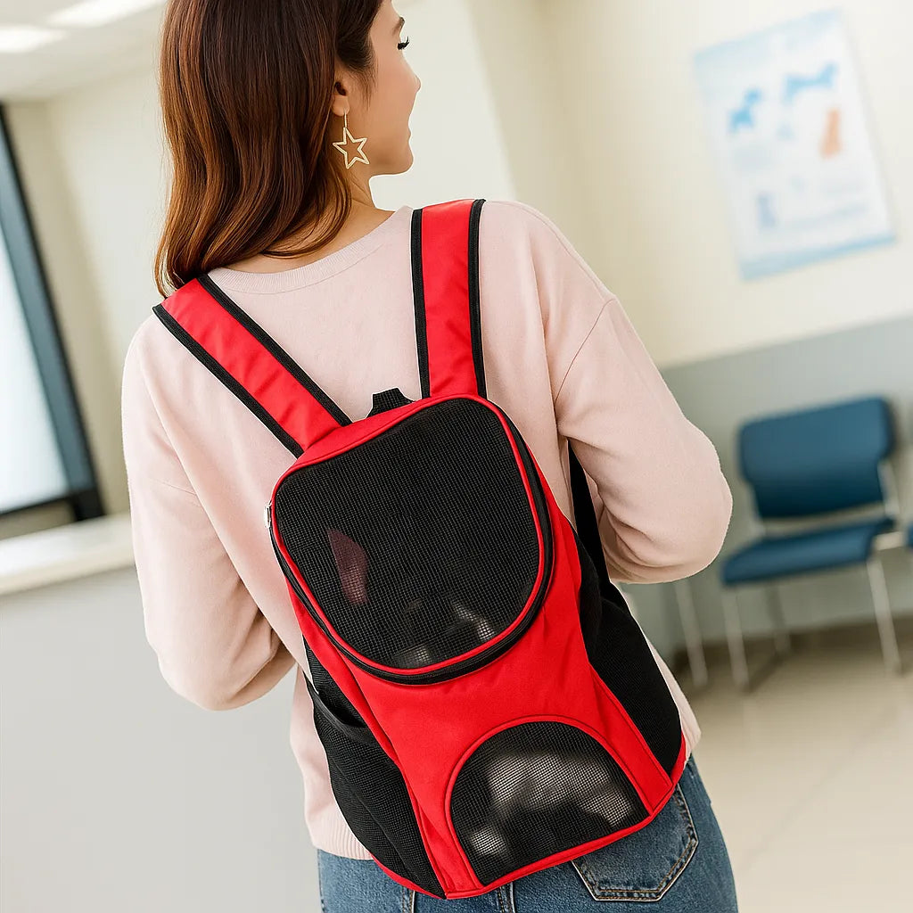 Hundetragetasche Rucksack | Atmungsaktiv &amp; gepolstert