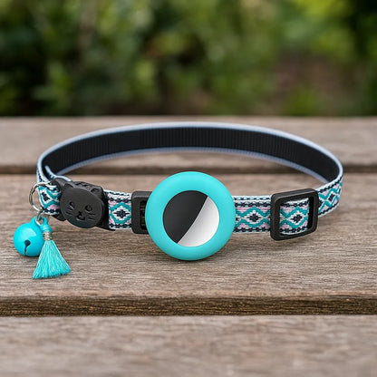 Katzenhalsband mit AirTag‑Halterung