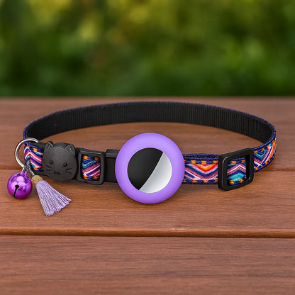 Katzenhalsband mit AirTag‑Halterung
