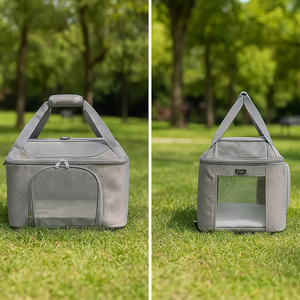 Tragetasche für Hunde faltbar – Atmungsaktiv &amp; ideal für Reisen