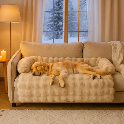 Plüsch Hundebett &amp; Hundedecke |  Waschbares sofabezug