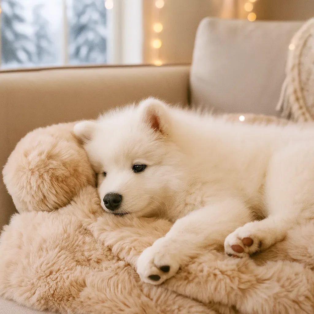 Plüsch Hundebett &amp; Hundedecke |  Waschbares sofabezug