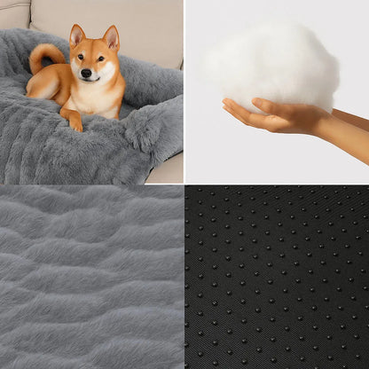 Plüsch Hundebett &amp; Hundedecke |  Waschbares sofabezug