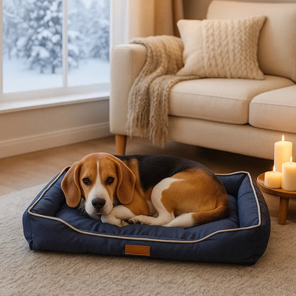 Wasserfestes Hundebett für drinnen &amp; draußen | Robust, abwaschbar &amp; pflegeleicht