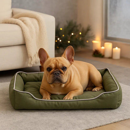 Wasserfestes Hundebett für drinnen &amp; draußen | Robust, abwaschbar &amp; pflegeleicht