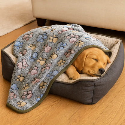 Hundedecke aus Fleece | Weiche, waschbare Kuscheldecke für Hunde