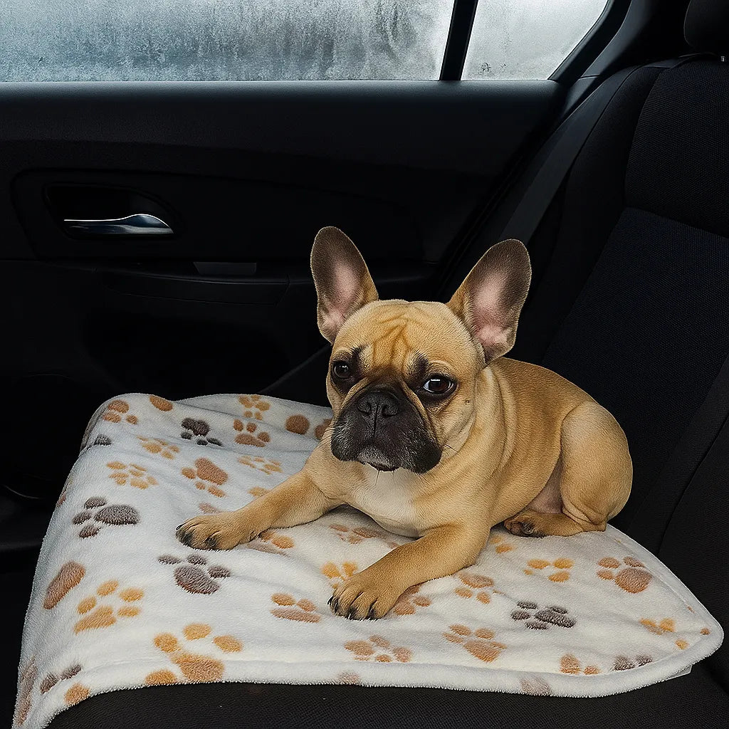 Hundedecke aus Fleece | Weiche, waschbare Kuscheldecke für Hunde