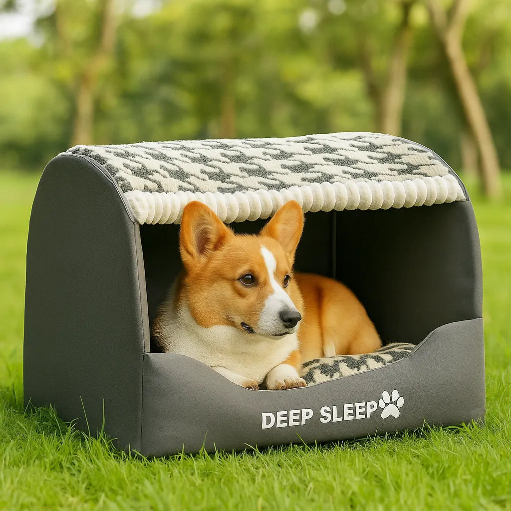 Hundebett aus Arctic Fleece | Weiches Kuschelnest für Hunde, atmungsaktiv &amp; warm