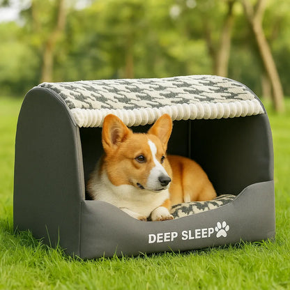 Hundebett aus Arctic Fleece | Weiches Kuschelnest für Hunde, atmungsaktiv &amp; warm