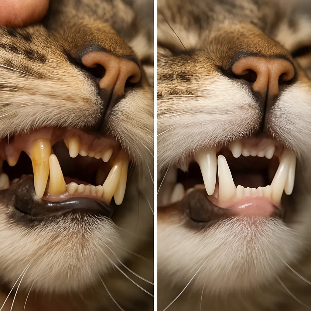 Katzenspielzeug Zahnpflege | Interaktives Spielzeug mit Katzenkraut zur Zahnreinigung &amp; Stressreduzierung