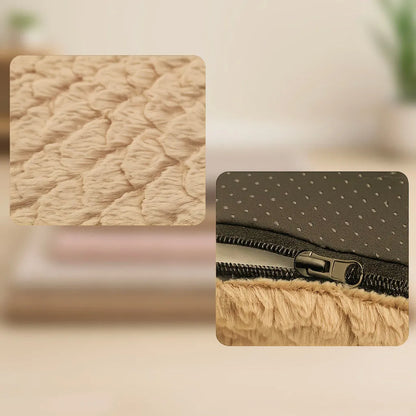 Hundebett mit abnehmbarem Bezug | Waschbar, rutschfest &amp; warm für den Winter