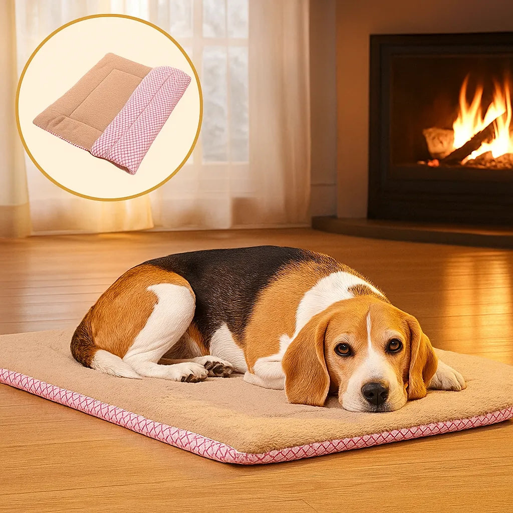 Hundebett waschbar | Rutschfestes &amp; warmes Kuschelbett für Zuhause &amp; unterwegs