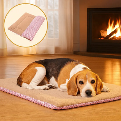 Hundebett waschbar | Rutschfestes &amp; warmes Kuschelbett für Zuhause &amp; unterwegs