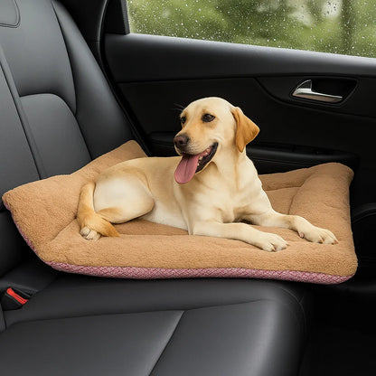 Hundebett waschbar | Rutschfestes &amp; warmes Kuschelbett für Zuhause &amp; unterwegs