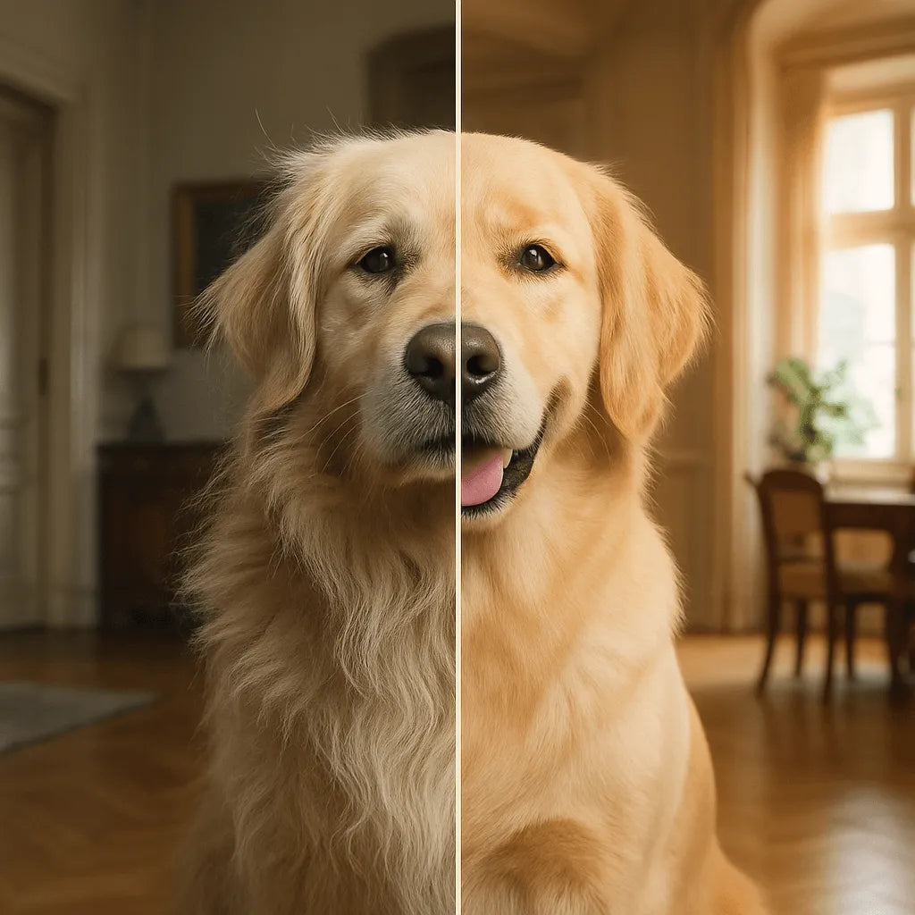 Hundebürste| Sanfte Fellreinigung &amp; Pflege im Winter