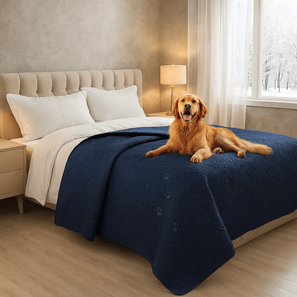 Wasserdichte Hundedecke | Möbel- &amp; Sofaschutz gegen nasse Pfoten im Winter