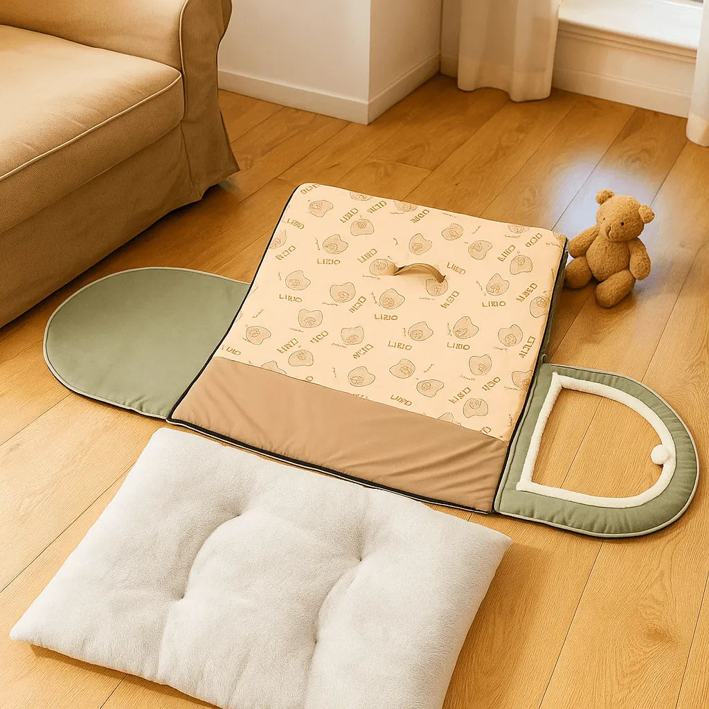 Premium Hundebett Winter | Warmes Zelt-Design für mittelgroße &amp; große Hunde