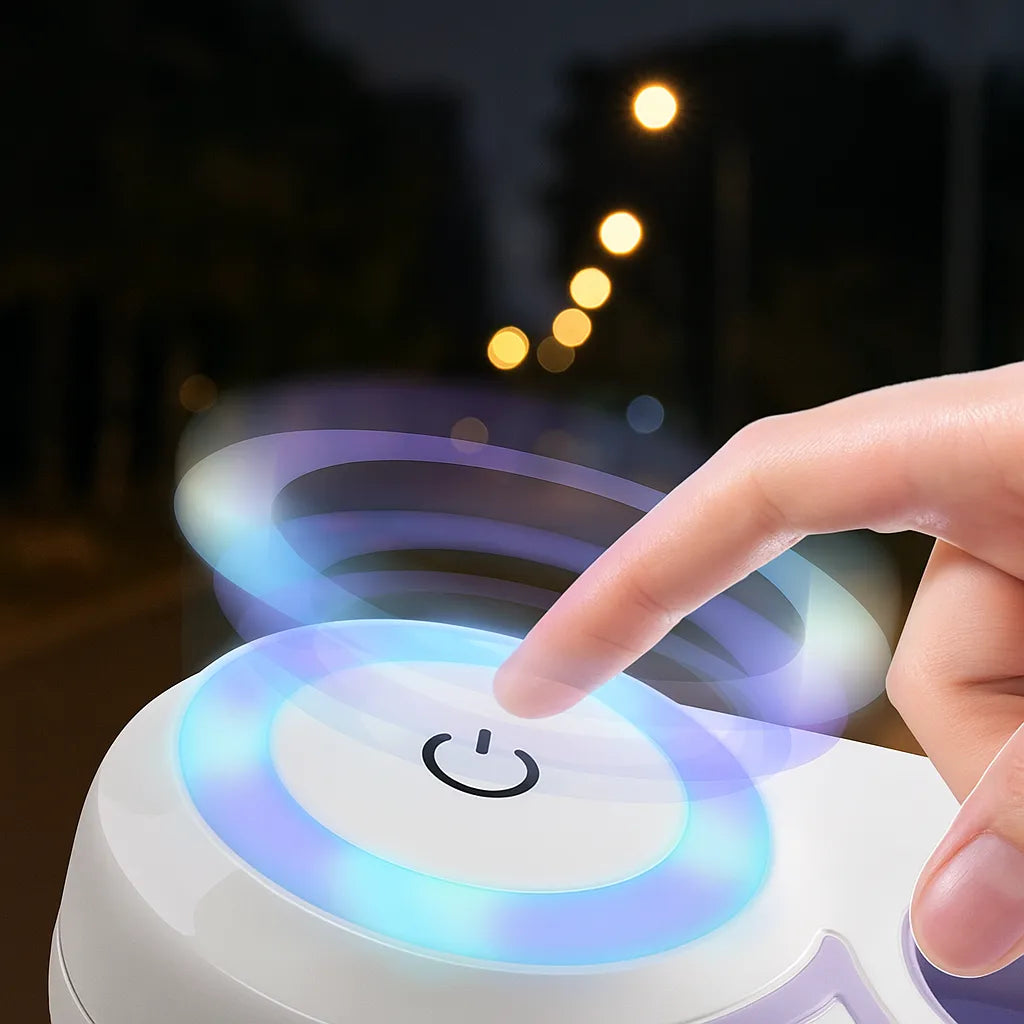 Hundeleine LED Rollleine | sichtbar &amp; sicher bei Nacht
