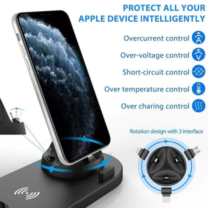 3 in 1 Wireless Ladegerät Stand