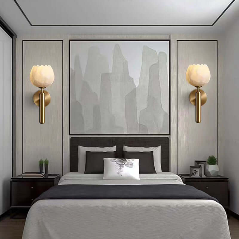 Marmor &amp; Rosen Wandleuchte