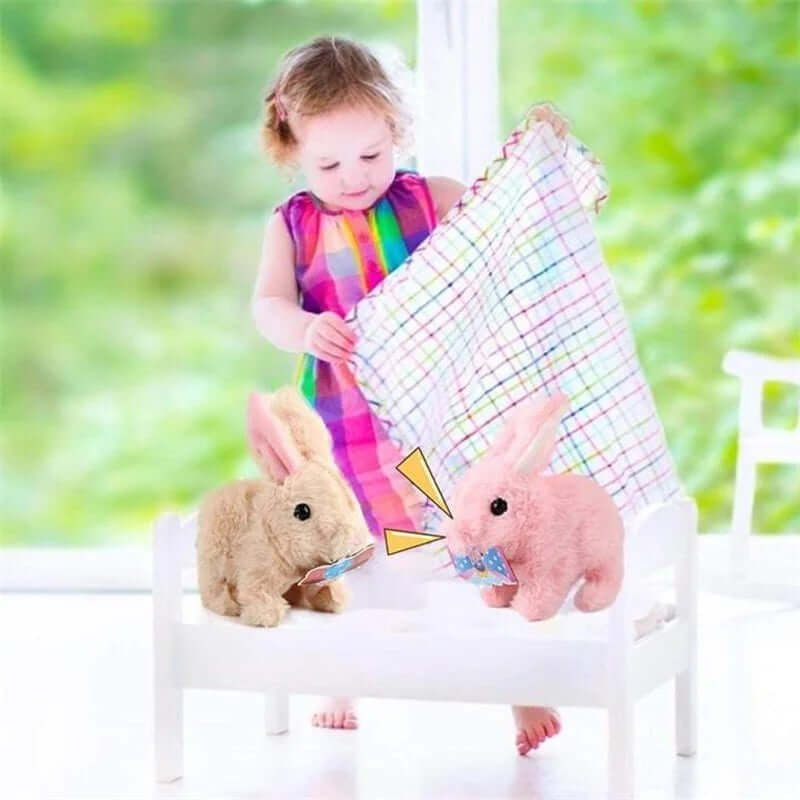 Interaktives Plüschtier Hase - Kuschelfreund mit Funktionen