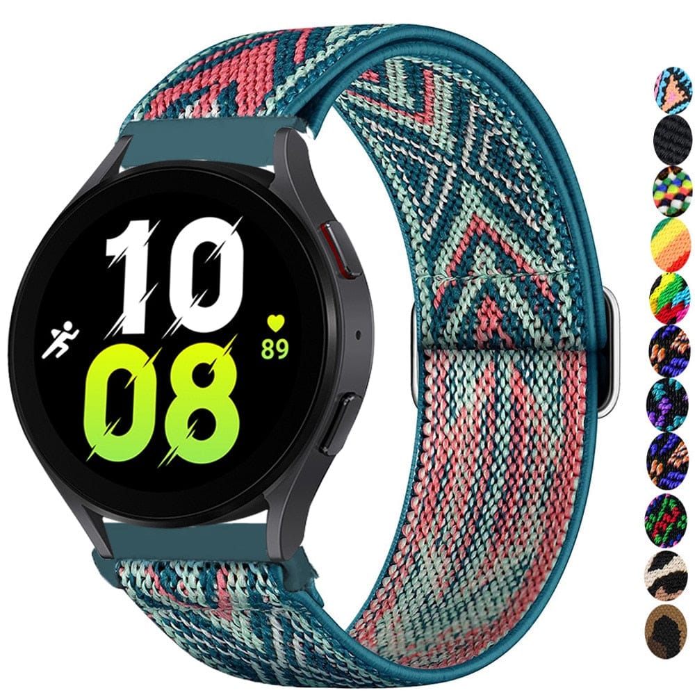 Verstellbares Nylon-Sportuhrenarmband für Samsung