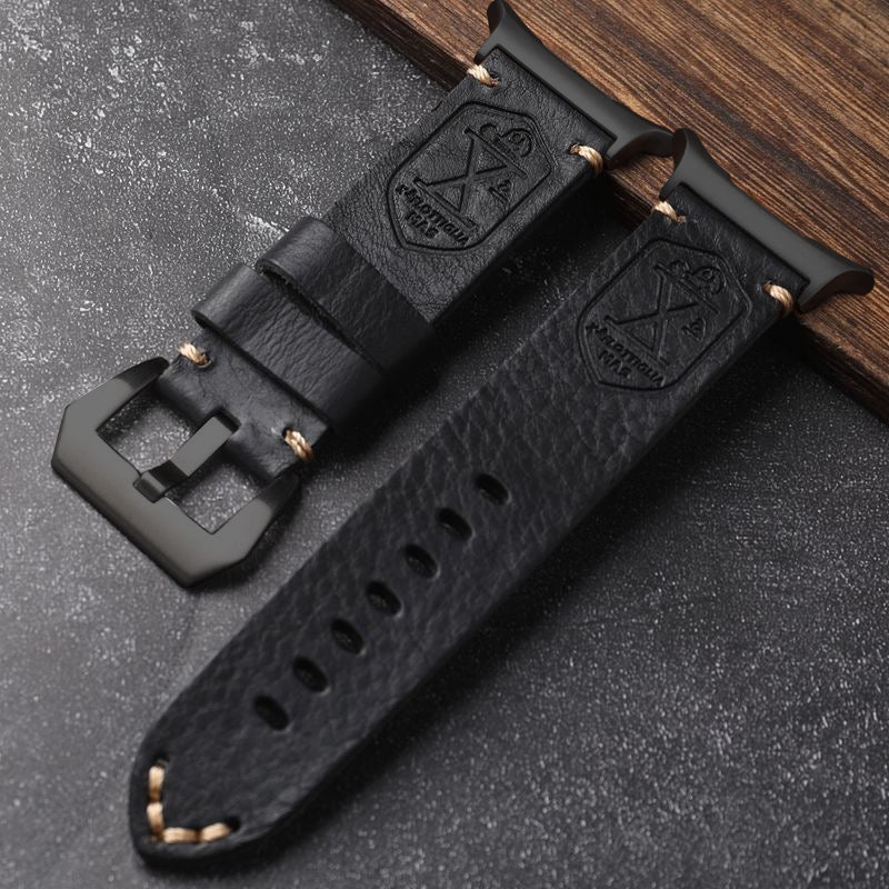Vintage Lederarmband für Samsung Watch Ultra