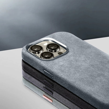 Italienische Alcantara Magnetische Hülle für Iphone