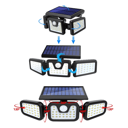 ZenLumin LED Solar Bewegungsmelder Licht