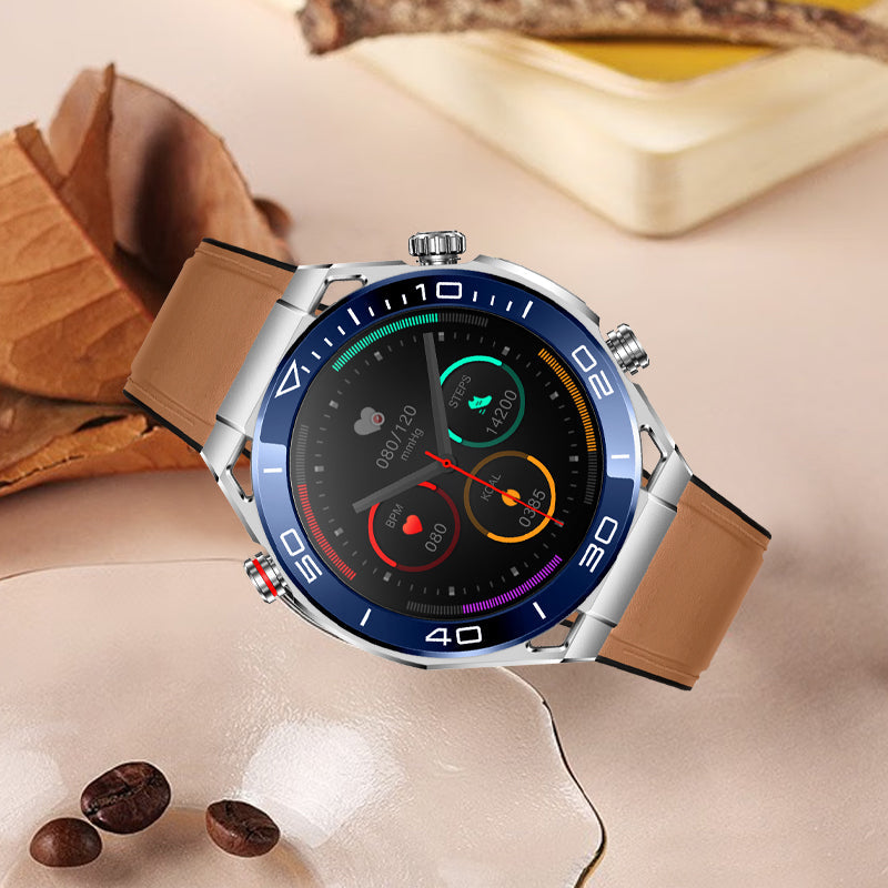 Zelara Max 1 Herzfrequenz Blutzucker EKG/EKG Blutdrucküberwachung Bluetooth Talk Smartwatch