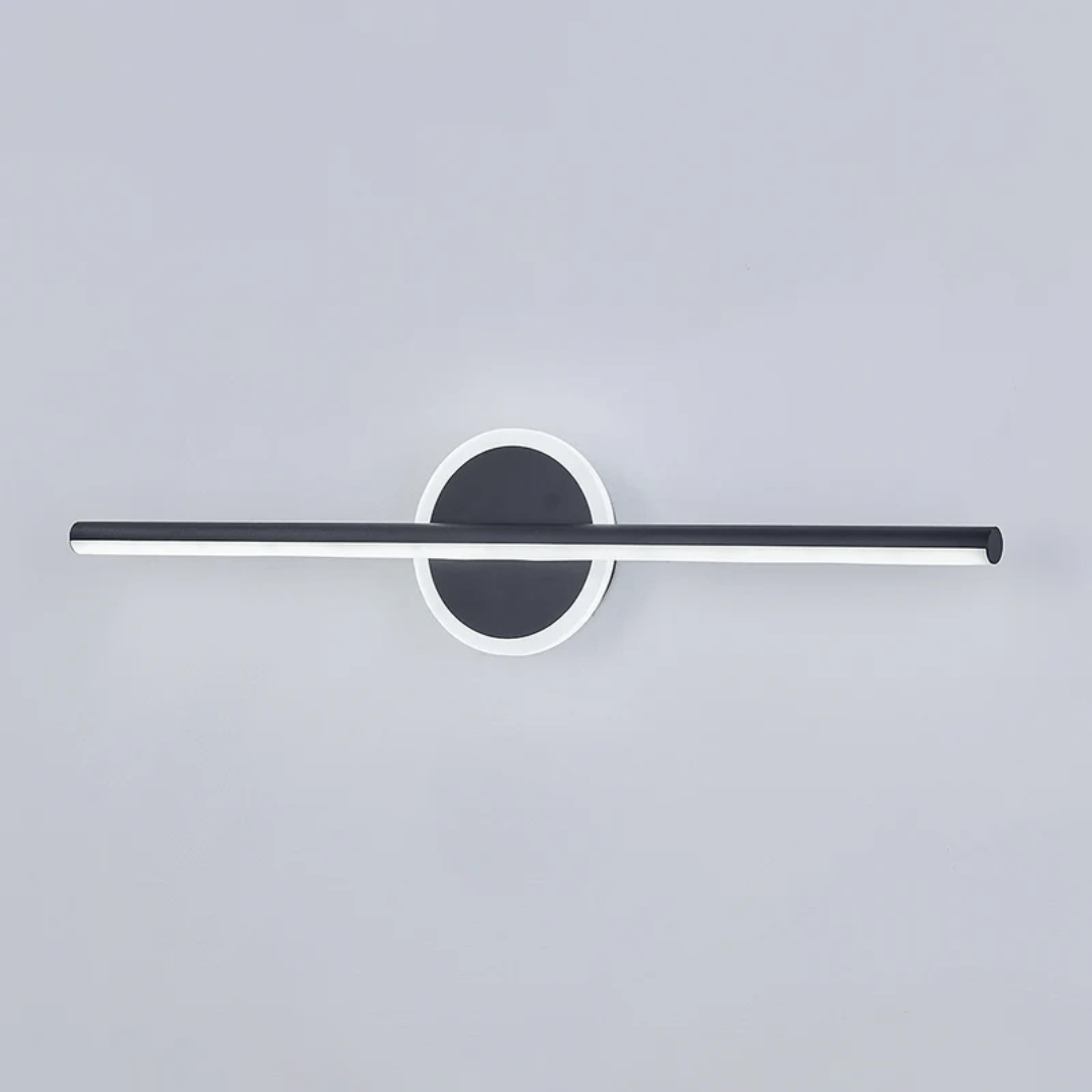 LED Wandleuchte Modern Schwarz - Gold 3 Lichtfarben