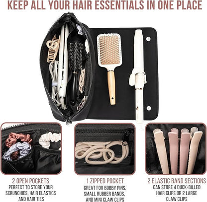 Hitzebeständige Styling-Matte &amp; Reisetasche 2-in-1