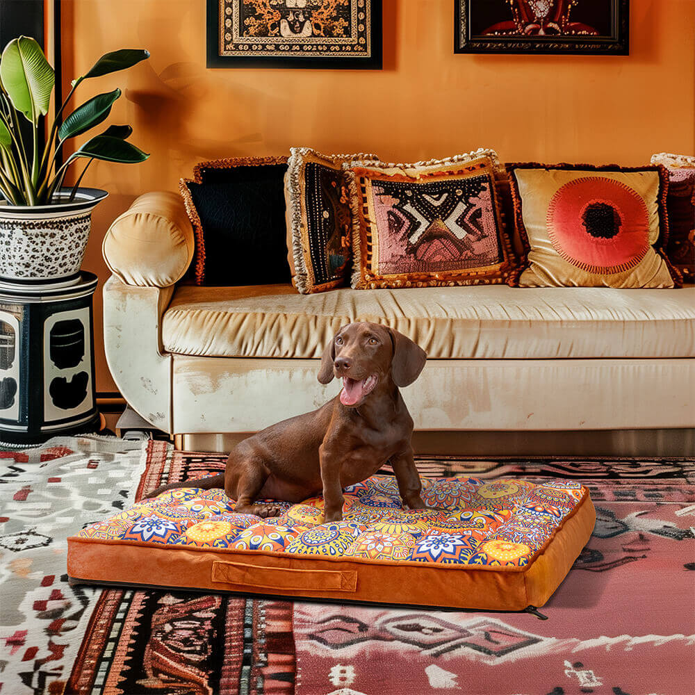 Orthopädisches Hundebett im Marokkanischen Stil