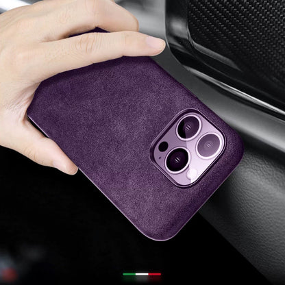 Italienische Alcantara Magnetische Hülle für Iphone