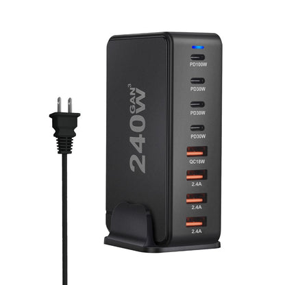 240W GaN 8-Port USB-C Ladegerät