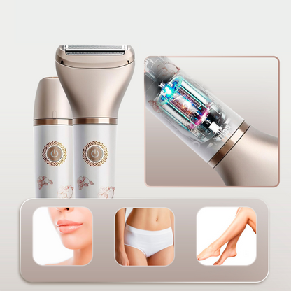 2-in-1-Elektrorasierer für Damen
