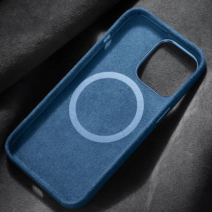 Italienische Alcantara Magnetische Hülle für Iphone